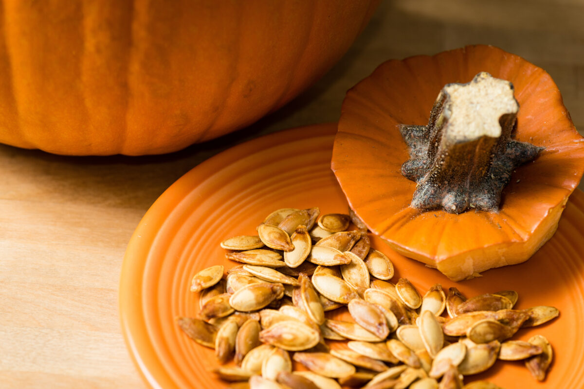 Roasted pumpkin seeds