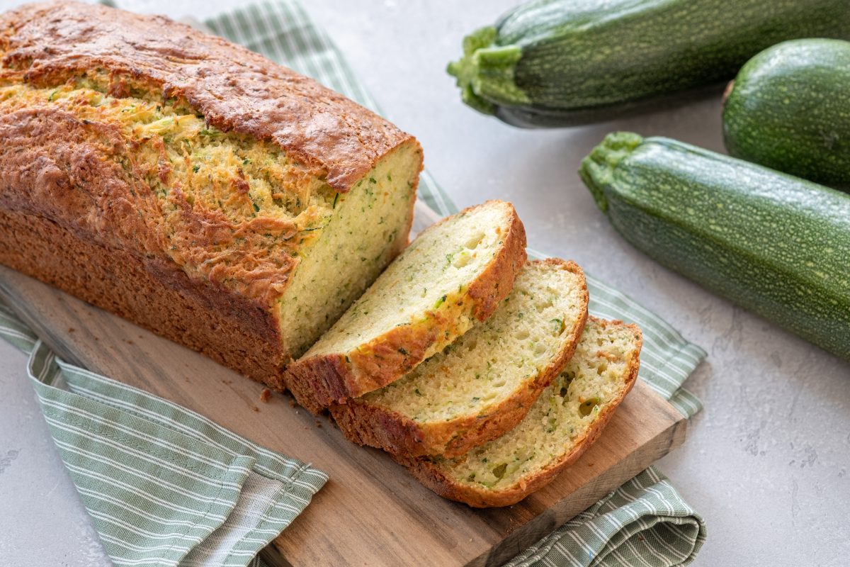 Fresh zucchini bread